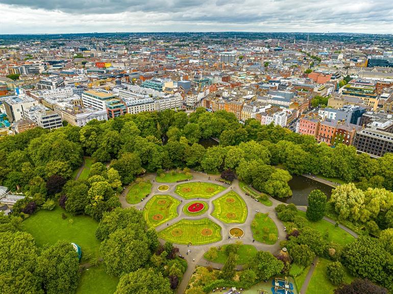 Gärten des St. Stephen’s Green Parks, Dublin
