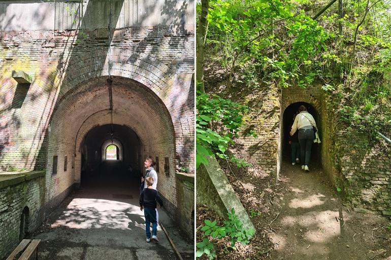 Tunnel um Fort 5 in Edegem