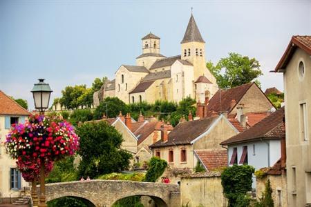 Aussicht auf Châtillon-sur-Seine, Burgund