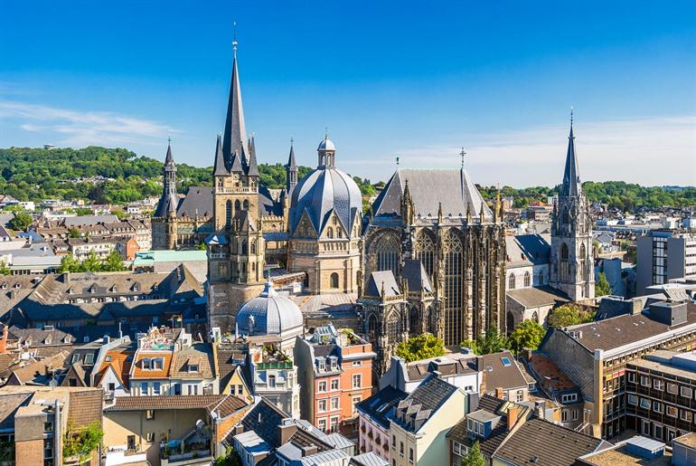 Aussicht auf Aachen, Deutschland