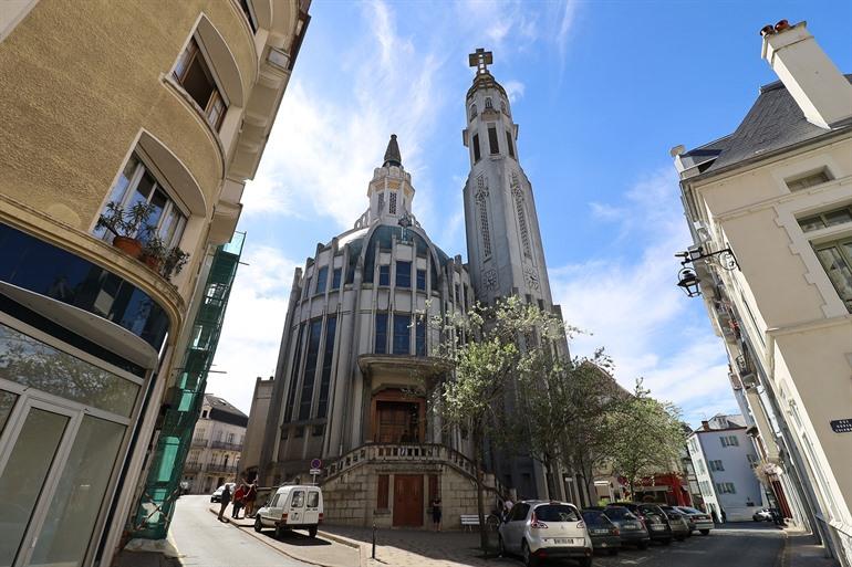 Aussicht auf die Église Saint-Blaise in Vichy