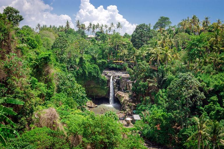Aussicht auf den Tegenungan-Wasserfall