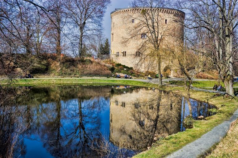 Aussicht auf den Zwinger-Turm, Goslar