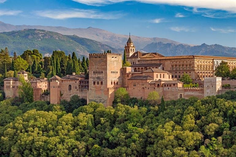 Blick auf die Alhambra, Granada