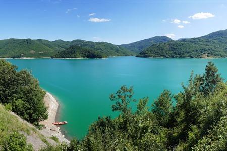 Aussicht auf den Gazivoda-See