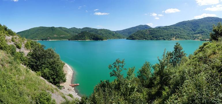 Aussicht auf den Gazivoda-See