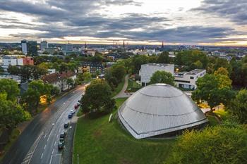 Aussicht auf das Zeiss Planetarium Bochum