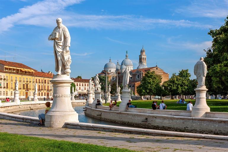 Aussicht auf Prato della Valle in Padua