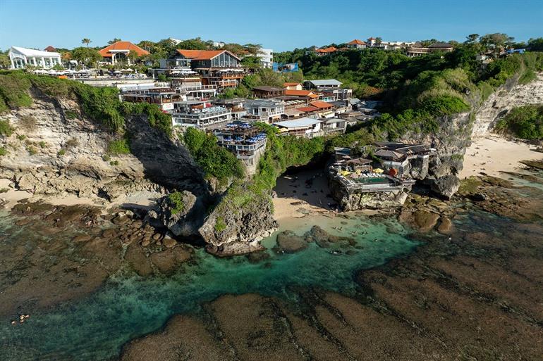 Ausblick auf den Uluwatu-Strand, Bali