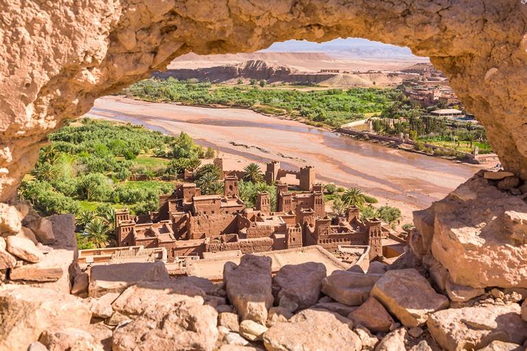 Aussicht auf Aït-Ben-Haddou, Ouarzazate