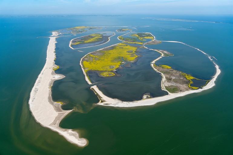 Aussicht auf die Marker Wadden, Niederlande