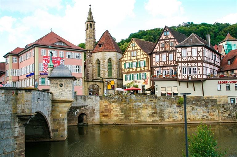Aussicht auf Donauwörth, Deutschland