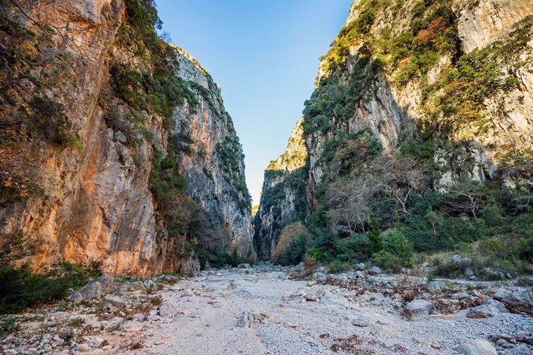 Aussicht auf die Gjipe-Schlucht, Albanien