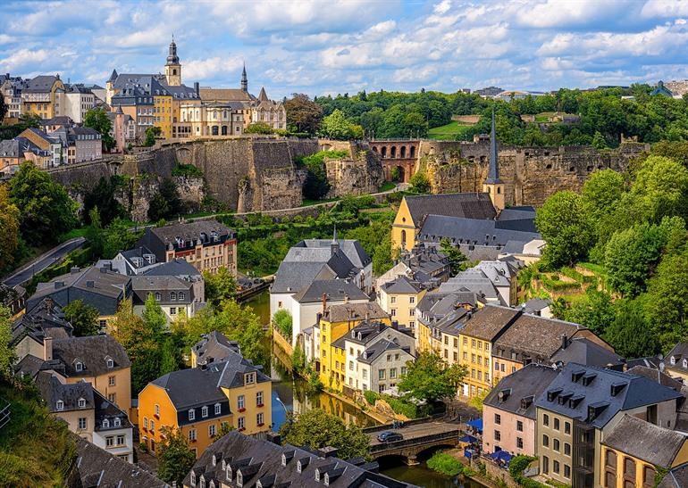 Aussicht auf Luxemburg-Stadt, Luxemburg
