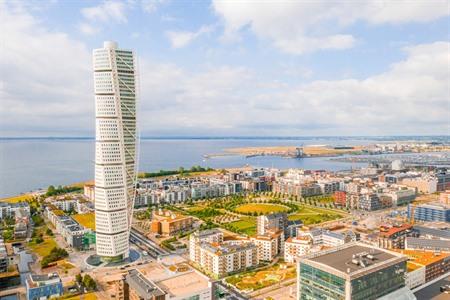 Aussicht auf Malmö, Schweden