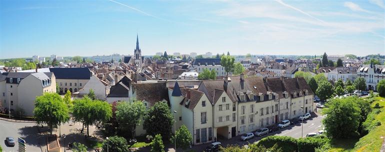 Aussicht auf Montargis, Burgund