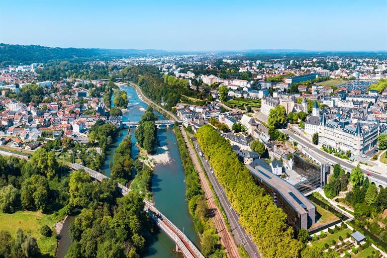 Aussicht auf Pau