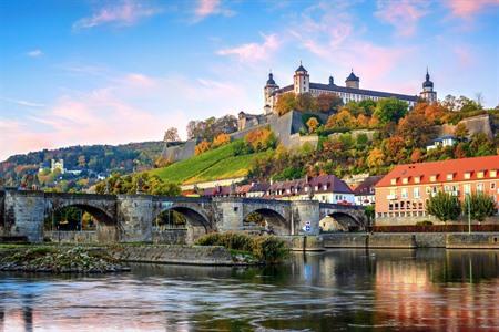 Aussicht auf Würzburg, Bayern