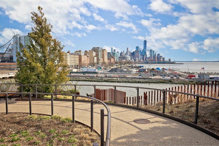 Aussichtspunkt auf Little Island in New York