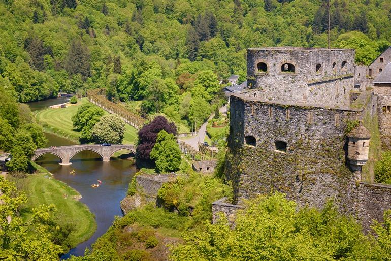 Aussicht vom Château de Bouillon