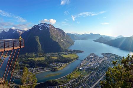 Aussichtspunkt Rampestreken am Romsdalsfjord, Norwegen
