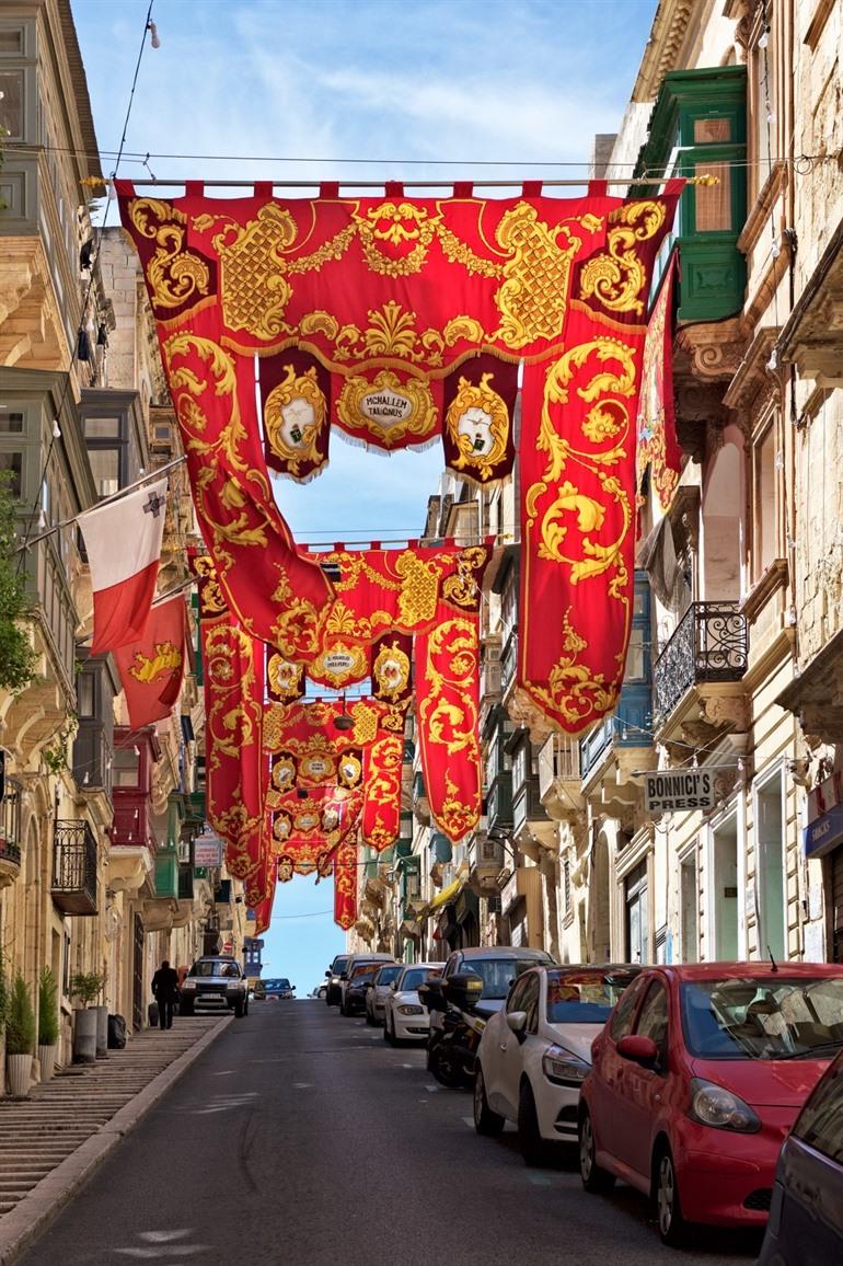 Zentrum der Stadt Valletta