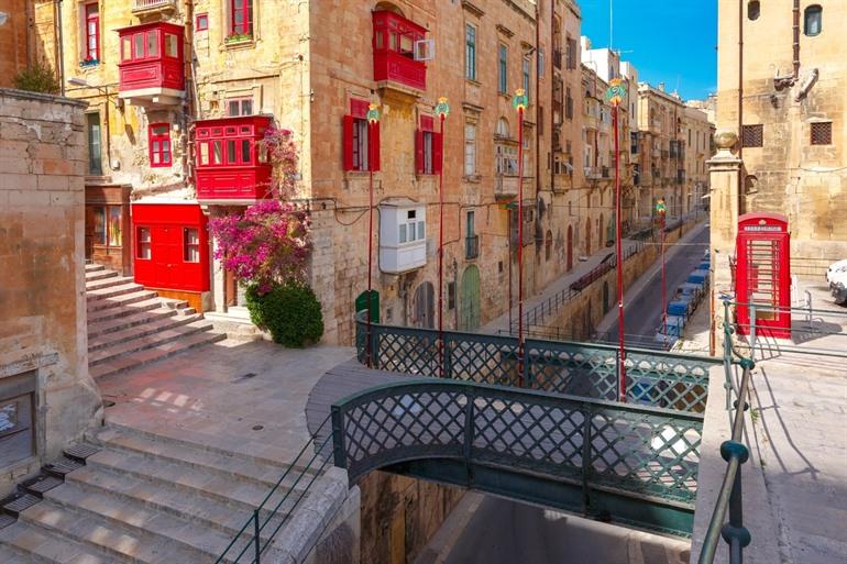 Zentrum der Stadt Valletta