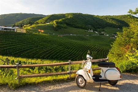 Vespa-Tour durch die Chianti-Weinregion in der Toskana