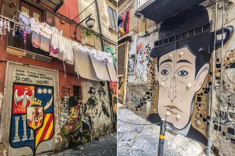 Vico Totò im neapolitanischen Stadtteil Sanità