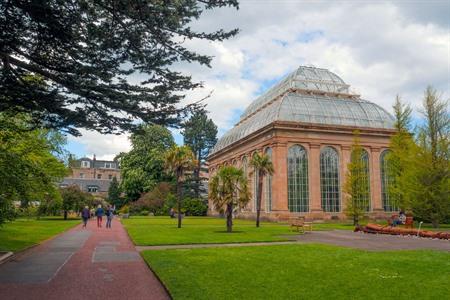 Victorianisches Tropenpalmenhaus im Royal Botanic Garden Edinburgh