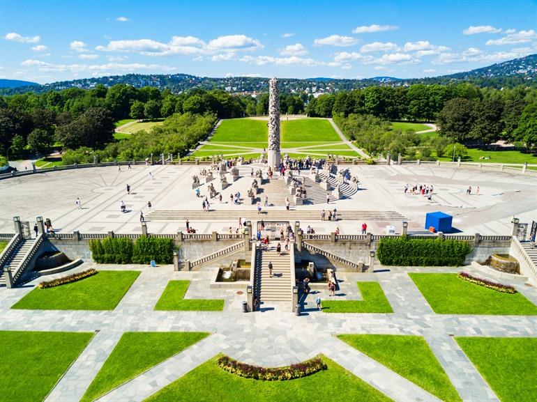 Vigelandpark in Oslo