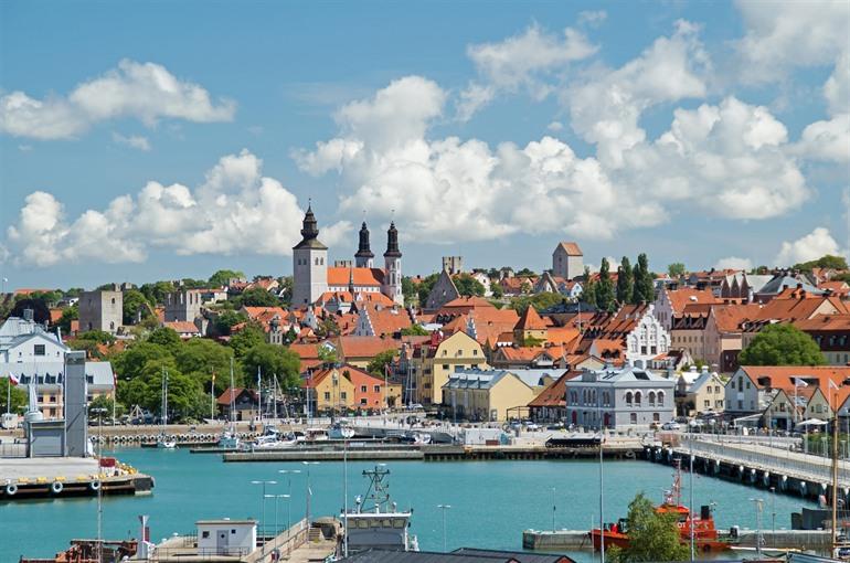 Visby auf der Insel Gotland, Schweden