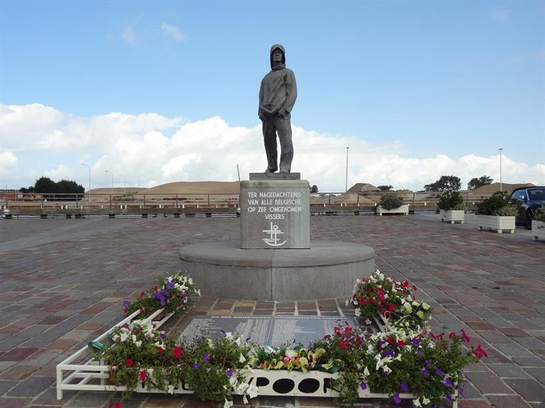 Fischerdenkmal in Nieuwpoort