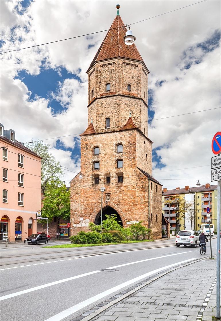 Vogeltor in Augsburg, Deutschland