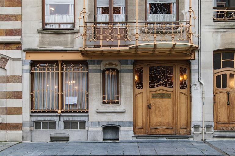 Fassade des Ateliers von Victor Horta in Brüssel