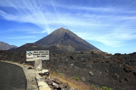 Vulkan Mount Fogo (Pico de Fogo), Insel Fogo