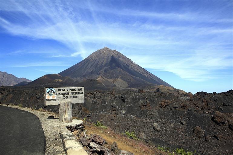 Vulkan Mount Fogo (Pico de Fogo), Insel Fogo