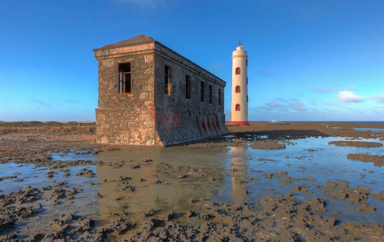 Leuchtturm Spelonk und die Ruine des Leuchtturmwärters, Bonaire
