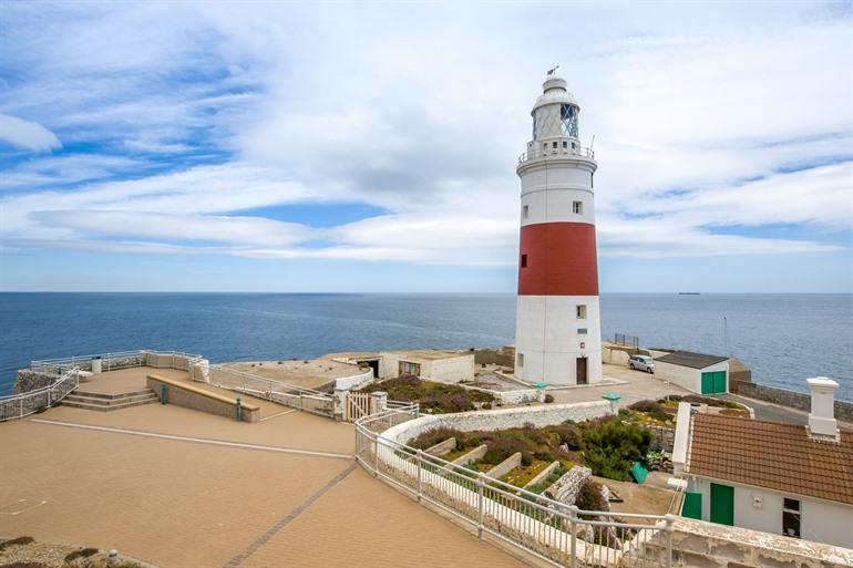 Leuchtturm von Europa Point in Gibraltar