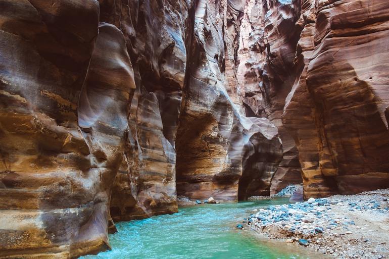 Wadi Mujib, Jordanien