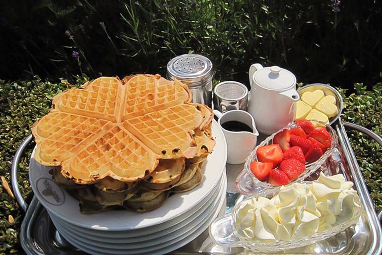Waffeln von Mutter Siska in Knokke, Belgische Küste