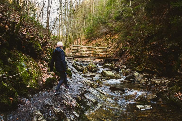 Wandern im Ninglinspo-Tal