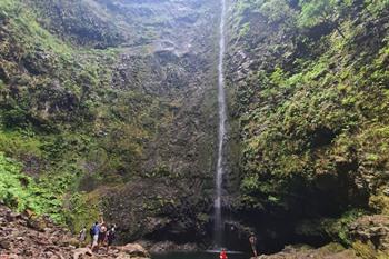 Wanderung Caldeirão Verde PR9 auf Madeira