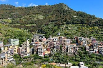 Wanderung durch die Cinque Terre von Riomaggiore nach Manarola entlang der Via dell'Amore