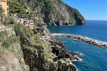 Wanderung durch die Cinque Terre von Riomaggiore nach Manarola Via dell'Amore
