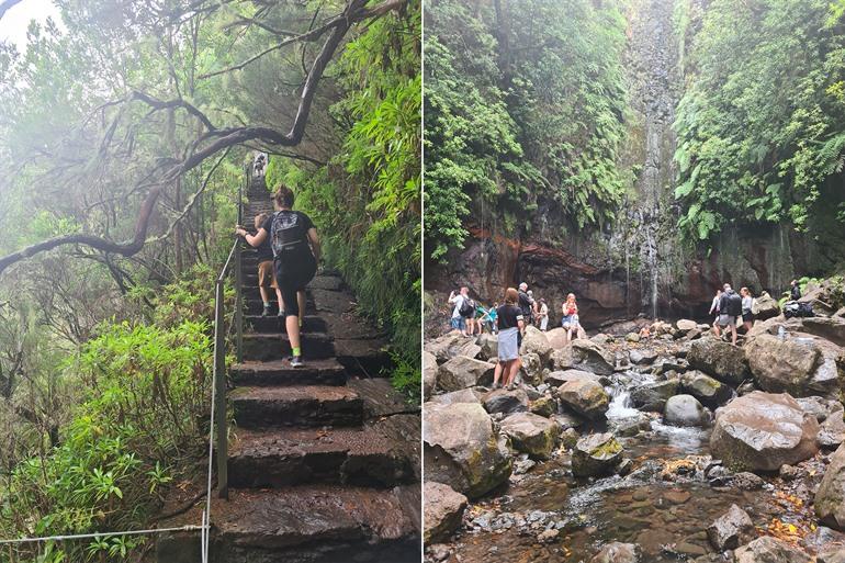 Wanderung Levada do Risco, Madeira
