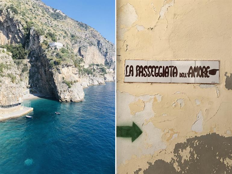 Spaziergang Passeggiata dell’amore Furore