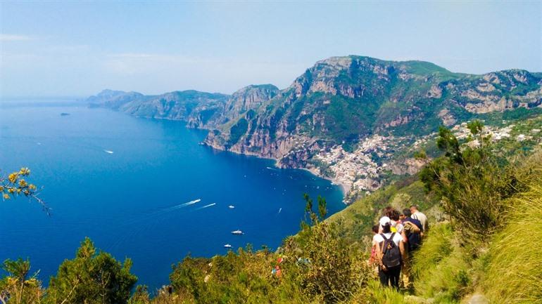 Wanderung auf dem Sentiero degli Dei