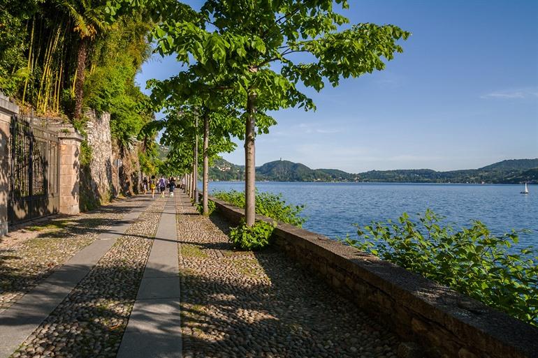 Wanderpromenade am Lago d'Orta