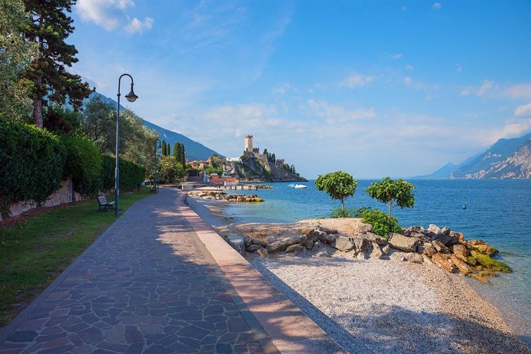 Wanderpromenade am Gardasee, Malcesine